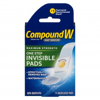 Compound W Invisible Wart Remover Pads